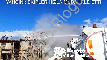 Kütahya Seyitömer’de Korkutan Ahır Yangını: Ekipler Hızla Müdahale Etti