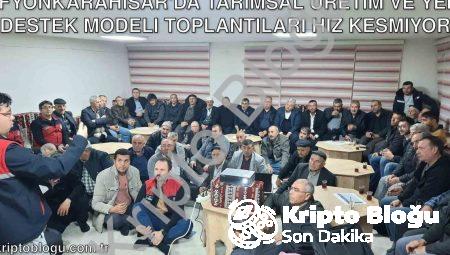 Afyonkarahisar’da Tarımsal Üretim ve Yeni Destek Modeli Toplantıları Hız Kesmiyor