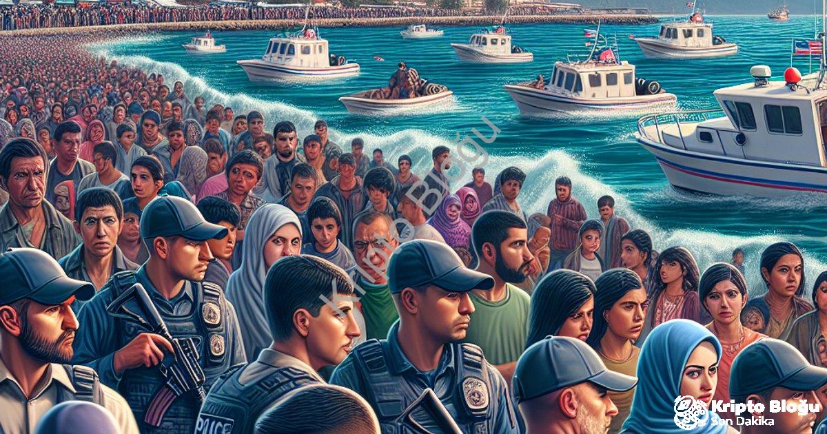 "İzmir Kıyılarında Yoğun Mesai: 120 Düzensiz Göçmen Hakkında İşlem Yapıldı" başlıklı haber için foto