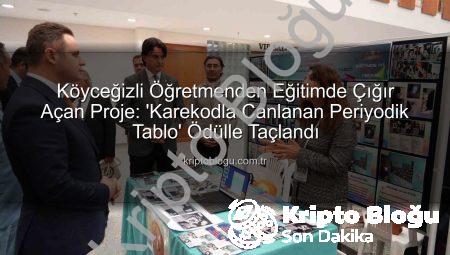 Köyceğizli Öğretmenden Eğitimde Çığır Açan Proje: ‘Karekodla Canlanan Periyodik Tablo’ Ödülle Taçlandı