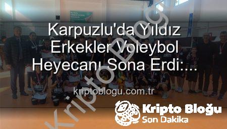 Karpuzlu’da Yıldız Erkekler Voleybol Heyecanı Sona Erdi: Dereceye Giren Okullar Belli Oldu
