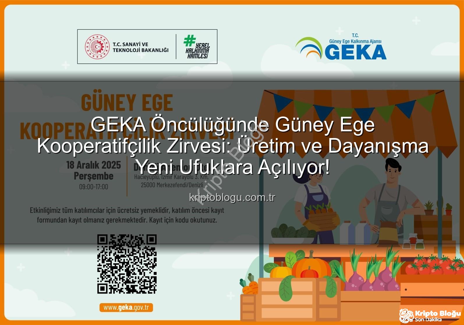 Güney Ege Kooperatifçilik - GEKA Öncülüğünde Güney Ege Kooperatifçilik Zirvesi: Üretim ve Dayanışma Yeni Ufuklara Açılıyor!