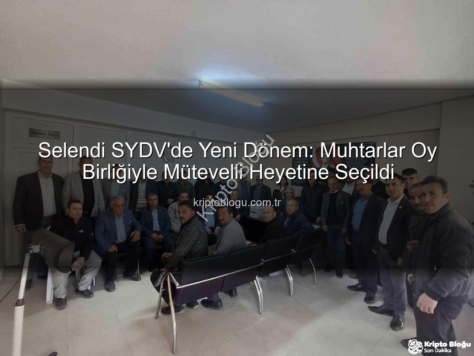 Selendi SYDV mütevelli heyeti - Selendi SYDV'de Yeni Dönem: Muhtarlar Oy Birliğiyle Mütevelli Heyetine Seçildi