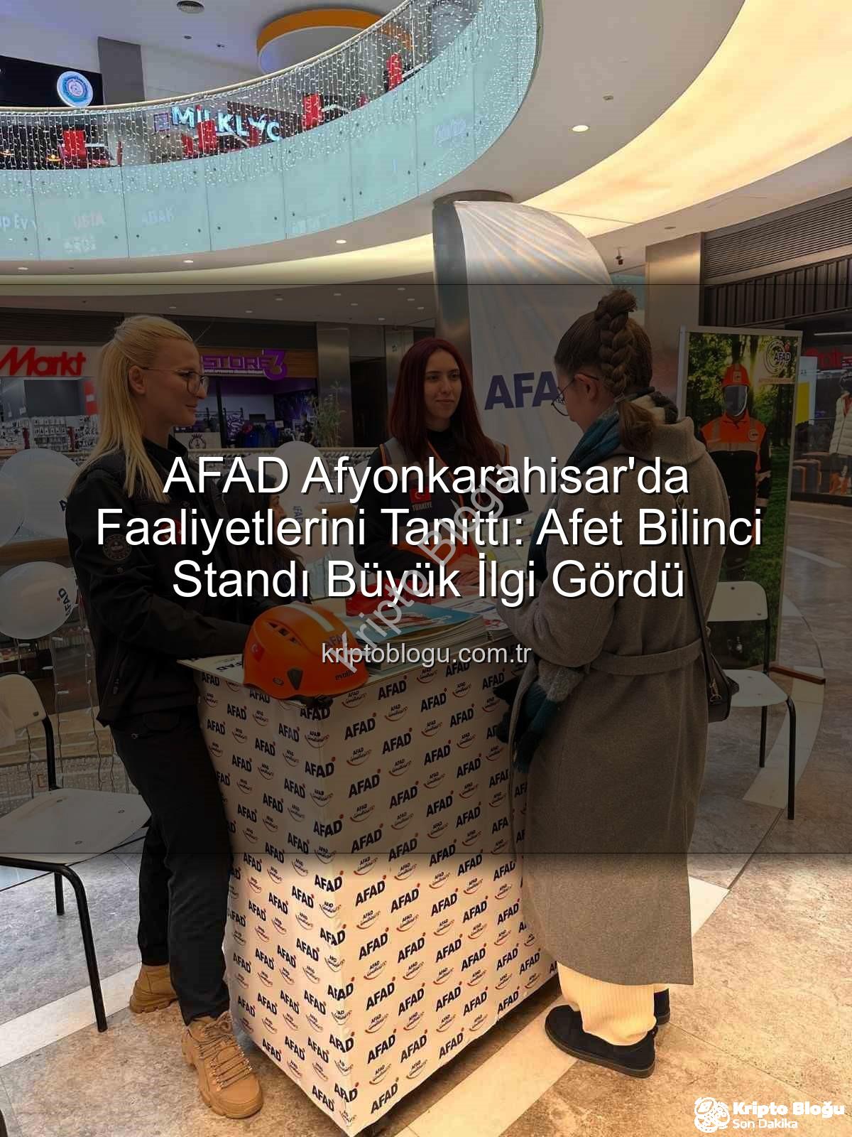 AFAD Afyonkarahisar faaliyetleri - AFAD Afyonkarahisar'da Faaliyetlerini Tanıttı: Afet Bilinci Standı Büyük İlgi Gördü